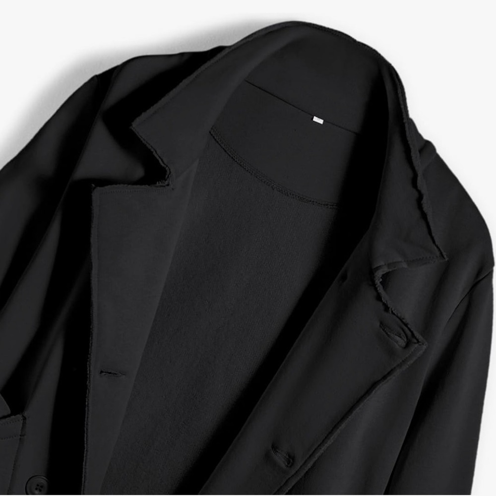 Women’s Black Double-Breasted Jacket Size XL NWT - Picture 4 of 10